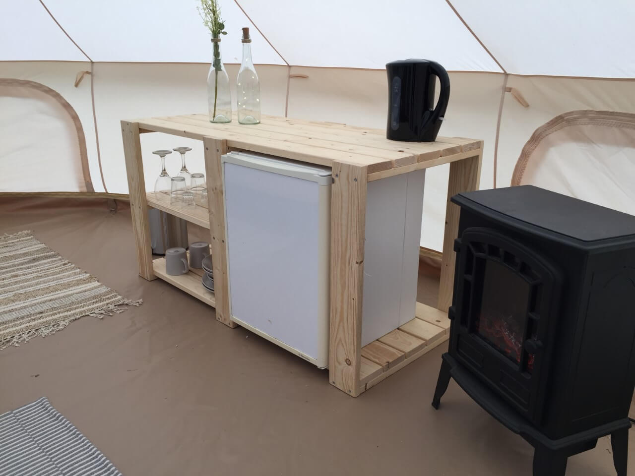 Glamping køleskab